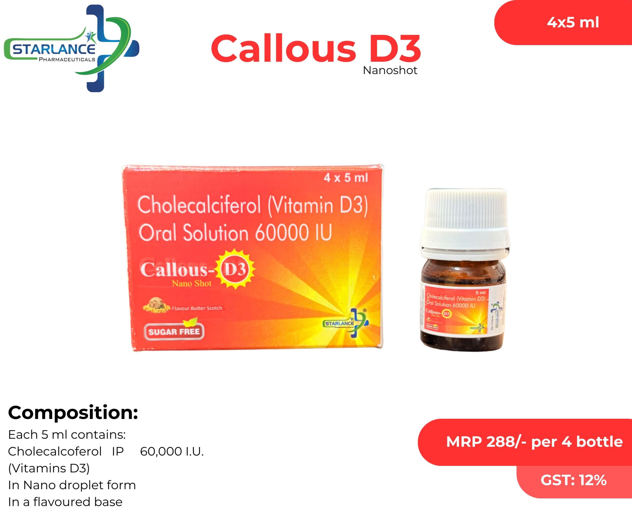 CALLOUS D3 Nano Shots